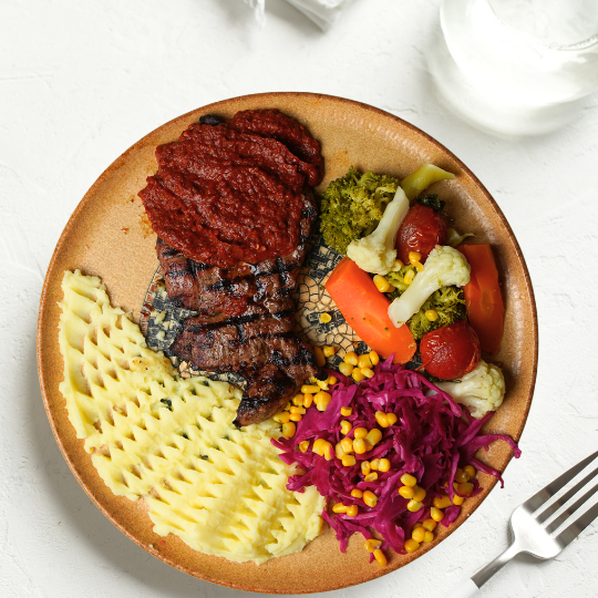 Harissa Soslu Bonfile Steak (200 Gr Et)